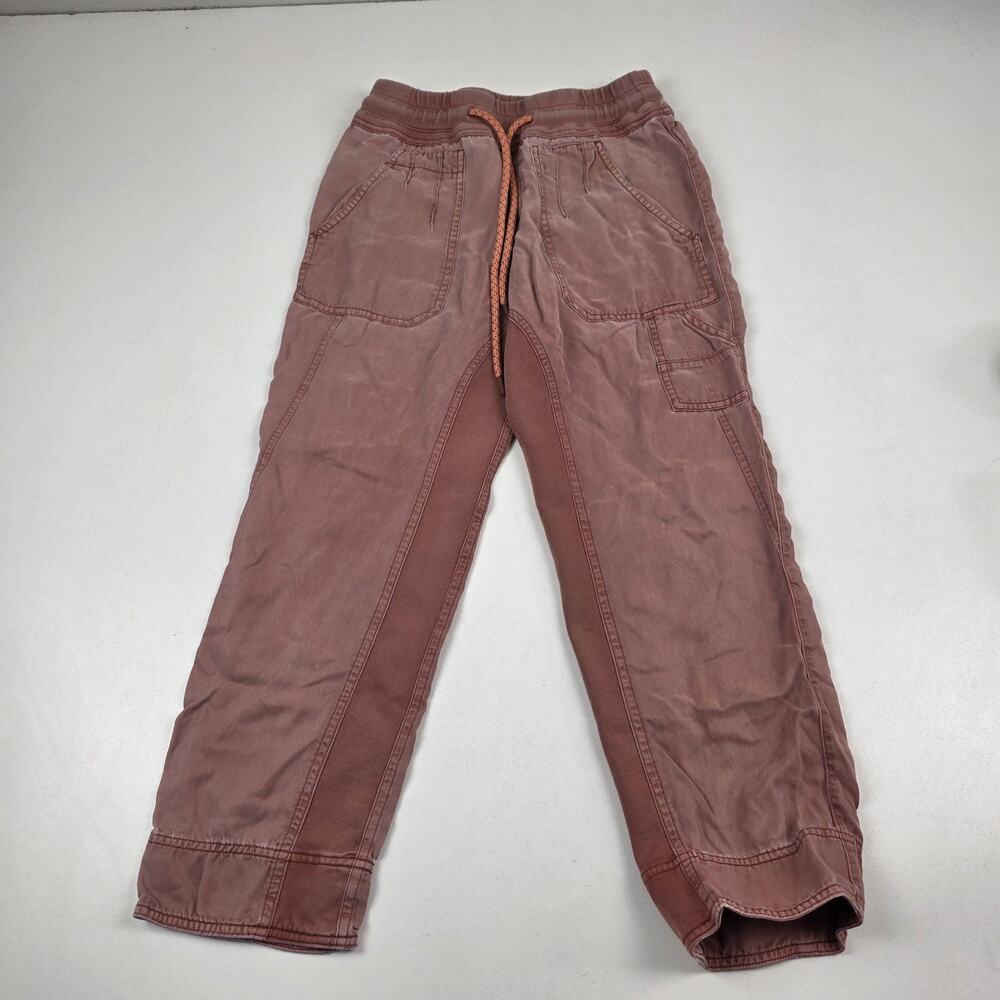 Anthropologie Pink Straight Leg Pants